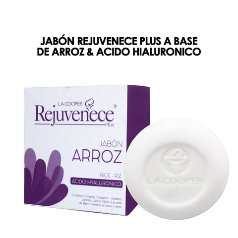 Image of JABON REJUVENECEDOR DE ARROZ CON ACIDO HIALURONICO