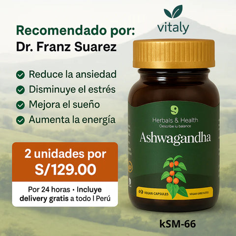 Image of ASHAWAGANDHA -ADIOS ESTRÉS TENSIÓN ANSIEDAD