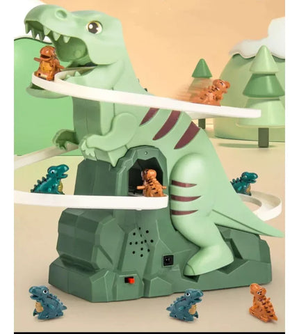 Image of Juguete Con Tobogán De Escalada De Dinosaurio