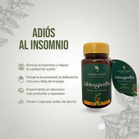 Image of ASHAWAGANDHA -ADIOS ESTRÉS TENSIÓN ANSIEDAD