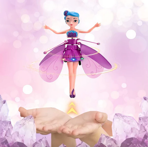 Image of Hada voladora con luces