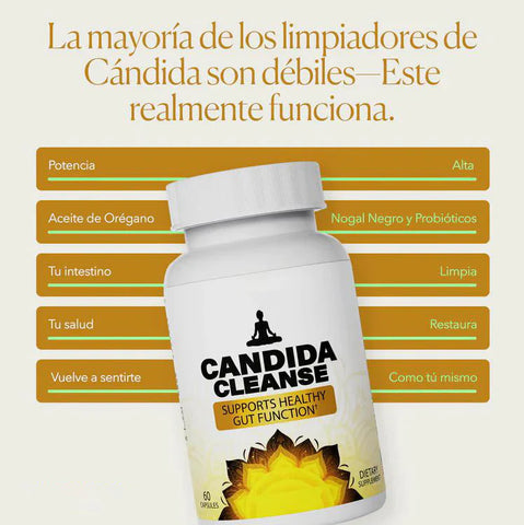 Image of Candida Cleanse® Cápsulas que reducen antojos, hinchazón y fatiga