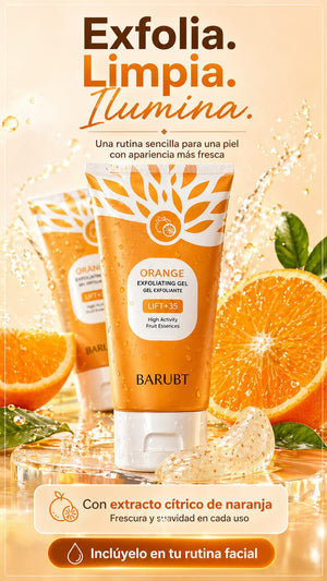 gel exfoliante orange